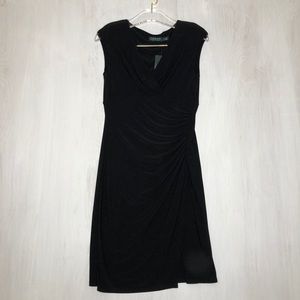 Ralph Lauren LAUREN Essentials Black Dress.
